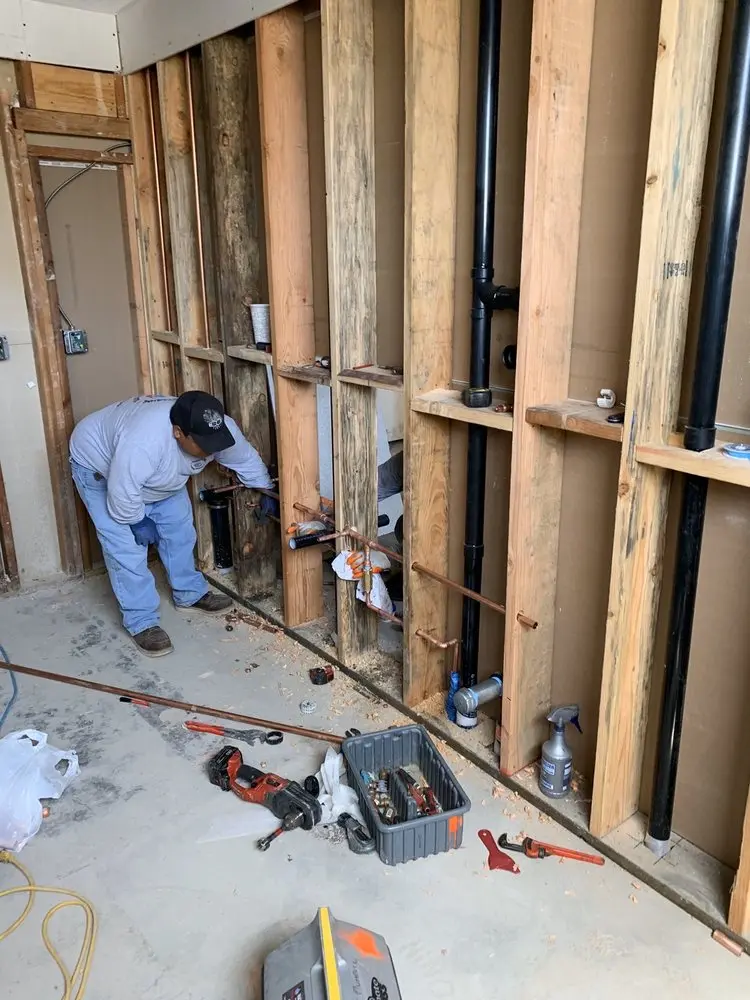 Commercial rough-in plumbing for Gas Line Repair in Wedgwood